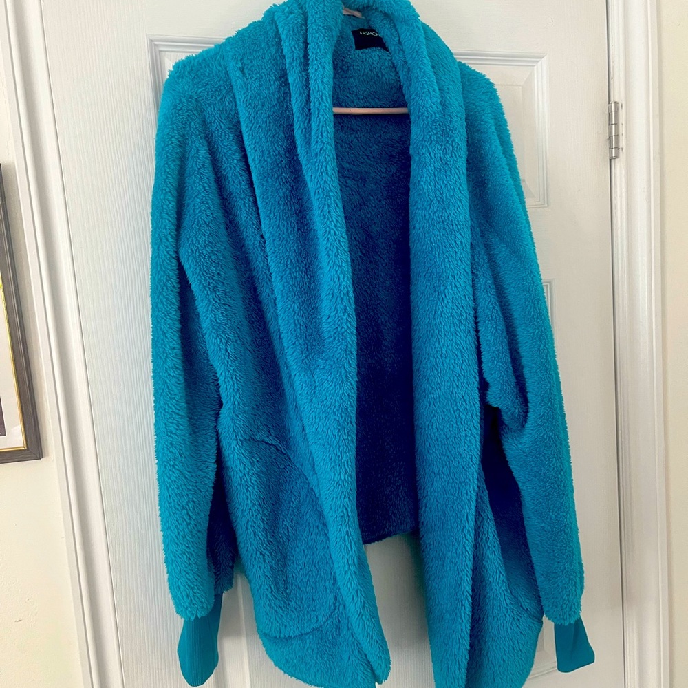 XL blue cardigan